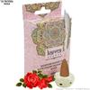 Karma Scents 20 MAXI INCENSI CONICI AL FLOREALE PROFUMO DI ROSA + DIFFUSORE IN CERAMICA by KARMA SCENTS | IDEA REGALO