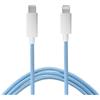 Cavo intrecciato (USB-C a Lightning) - 1m | bianco/blu