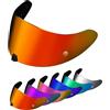 PSLER Visiera per Casco per EXO 520 1400 R1 Visiera Colorata per Scorpion EXO 391 520 1400 R1,Protezione UV per Moto Accessori di Ricambio per Visiera Protettiva(Rosso Intenso)