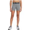 Nike Girl's Pantaloni Sportivi G NP DF 3In Short, Carbon Heather/White, DA1033-091, L