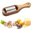 WDOPEN Grattugia in legno con manico, grattugia per formaggio con contenitore, grattugia da cucina portatile per formaggio, limone, cioccolato