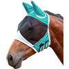MUNSKT Maschera antimosche per cavalli, traspirante, elastica, grande spazio per gli occhi, zanzare, insetti, Shires, con orecchie, per cavalli (L)