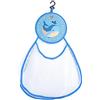 RUIRUIY Portagiochi da bagno, organizer per giocattoli per bambini, supporto tascabile in rete da appendere per bagno per giocattoli da vasca per bambini puliti e di qualità(Delfino)