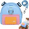 PETCUTE Zaino con Imbracatura per Cani,Pettorina per Cani con Zaino,Regolabile Pettorina per Animali Domestici con Doppio Anello a D Durevole,Impermeabile,Zaino da Trekking per Cani Senza Tirare