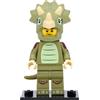 ZYZYZK 71045 Minifigures - Serie 25 - Personaggio da collezione per fan di Lego #8 Triceratops fan