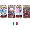 🇮🇹 POKEMON - ORIGINE PERDUTA - 4 BUSTE - SIGILLATI - ARTSET COMPLETO - ITA