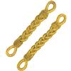 Isacco Coppia trecce dorate