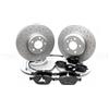 Kinetix | Brembo Per BMW 5 6 7 Serie Anteriore Posteriore Dischi Freno Forati Brembo Pads Cavo