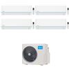 MIDEA CONDIZIONATORE MIDEA QUADRI SPLIT EVOLUTION 7000+9000+9000+9000 BTU WIFI INVERTER M4OE-28HFN8-Q A++