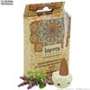 Karma Scents 20 MAXI INCENSI CONICI AL FLOREALE PROFUMO DI PATCHOULI + DIFFUSORE IN CERAMICA by KARMA SCENTS | IDEA REGALO