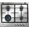 Whirlpool Piano Cottura 4 Fuochi a Gas 59 cm Piano in Acciaio Inossidabile colore Inox - GMAL6422IXL