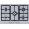 Bosch Piano Cottura 5 Fuochi a Gas Larghezza 75 cm (1 Bruciatore Wok) in Acciaio Inox colore Inox - PGQ7B5K90 Serie 4