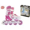 Mandelli Pattini in line easy roller 35 38 regolabili rosa