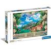 Clementoni 3000 pezzi high quality collection adult puzzle lush terrace on lake