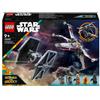 Star Wars Lego star wars 75393 mash-up tie fighter e x-wing, modellini da costruire di astronavi giocattolo, giochi creativi bambini 9+
