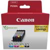 Canon Cartuccia originale Canon 0386C008 Multipack CLI-571 (Conf. da 4 pz.) NERO+COLORE 7x4 ml per Stampanti: Canon PIXMA MG7700 SERIES