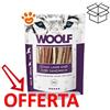 Woolf Dog Snack Lungo Sandwich di Agnello e Merluzzo - Confezione Da 100 Gr - CONFEZIONE RISPARMIO