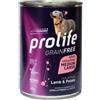 Prolife Sensitive GRAIN FREE con Agnello e Patate per Cani - 6x400 gr - Nuova Formula - OFFERTA SPECIALE! 5+1 OMAGGIO!