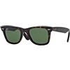 Ray-Ban Wayfarer RB2140 902 50 Havana Marrone Verde, Marrone, 50 mm
