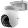 Ezviz Eb8 4G Telecamera Da Esterno Motorizzata A Batteria Con Modulo 4G 2K Gps Integrato Color Night Vision Difesa Attiva Rilevamento Intelligente Movimento Audio Bidirezionale