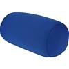 lyrlody Rotolo di supporto cervicale, mini rotolo per collo rotondo, morbido cuscino da viaggio in microperline, per supporto colonna vertebrale e collo, riempitivo morbido, 30 x 14 cm (blu)