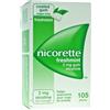 Johnson & Johnson Spa Nicorette 2 Mg Gomme Da Masticare Medicate Gusto Menta Forte 105 Gomme