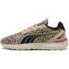 PUMA Sneakers Softride Cosmic Animal Flair da donna, Scarpe, Toasted Almond/Nero, 37