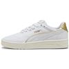 PUMA Sneakers Court Lally Day Night da donna, Scarpe, Bianco/Oro, 35.5