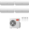 Tcl CONDIZIONATORE TCL QUADRI SPLIT ELITE F2 9000+9000+9000+18000 BTU WIFI INVERTER MT3240 A++