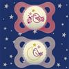 Mam Succhietti Original Night Bio-circolare 2-6m Conf. Doppia - Silicone - Girl - MAM