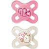 Mam Succhietti Original Start Nano Bio-circolare 0-2 m Conf. Doppia - Silicone - Girl - MAM