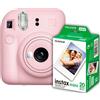 Fujifilm INSTAX mini 12 Blossom rosa, pacchetto da 20 scatti