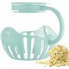 Smileshiney Macchina Per Popcorn,Contenitore Per Popcorn Da Microonde,Brocca Popcorn Microonde Ciotola,Contenitore Popcorn Microonde,Popcorn Pentola,Popcorn Barattolo,Teiera Per Popcorn (Blue 2.13L)