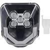 Qiilu Faro LED per Motociclo Lampada Frontale per Moto Luce Lavoro per moto LED Fari Sostituzione del Gruppo Luci di Guida per Moto Impermeabile Ad Alta luminosità per TE FC