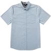 Volcom Camicia da Uomo a Maniche Corte Everett Oxford, Wrecked Indigo 1, M, Indaco Distrutto 1, M