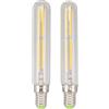 Spacnana 6Pcs Lampadina Tubo LED 4W E14 2300K Lampadine Tubolari T20x120 220-240V per Illuminazione Domestica (Trasparente)