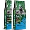 MONGE BWILD GRAIN FREE ALL BREEDS ACCIUGHE CON PATATE PISELLI 12 KG x2
