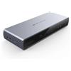 Targus HDTB4D-EUZ replicatore di porte e docking station per laptop Thunderbolt 4 Grigio [HDTB4D-EUZ]