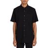 Volcom Camicia da Uomo a Maniche Corte Everett Oxford, Wrecked Indigo 1, M, Indaco Distrutto 1, M