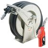 VEVOR Avvolgitubo Carburante, 19 mm x 15,24 m, Avvolgitubo Diesel Retrattile NPT 19 mm in Acciaio al Carbonio con Ugello Carburante 300 PSI, Tubo in Gomma NBR per Camion Cisterna di Veicoli Nave Aereo