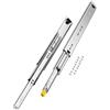 VEVOR 1 Paio di Guide per Cassetti a Estensione Completa, Capacità di Carico 113,4 kg, Guide per Cassetti con Bloccaggio, Cuscinetti a Sfera con Guida Scorrevole Serratura 482 x 53 x 19,5 mm