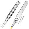 VEVOR Guide per Cassetti a Estensione Completa, 1 Paio, Capacità di Carico di 226,8 kg Binario per Cassetti con Bloccaggio, Cuscinetti a Sfera con Guida Scorrevole, Lunghezza Estensione 610 mm