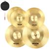 VEVOR Cymbal Pack 3 Pezzi Piatti per Batteria 355/400/455/505 mm (14 16 18 20 inch) Piatti in Lega
