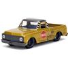 Jada Toys Wall-E Auto Chevrolet Cheyenne 1972 (13,5 cm) - Modellino di auto in metallo effetto Disney Pixar Wall-E, con ruota libera e porte apribili, per fan e bambini dagli 8 anni in su