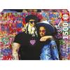 Educa - Puzzle da 1500 pezzi per adulti | Leo e Lisa, TV Boy. Include colla Fix Puzzle. Dimensioni: 85x60 cm. Dai 14 anni (20181)