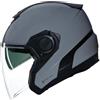 Nolan CASCO MOTO SCOOTER JET NOLAN N40-5 06 CLASSICO N-COM 303 GRIGIO LUCIDO TAGLIA L