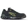 U POWER Scarpa Antifortunistica Bassa Ultraleggera Nera - Scarpa da Lavoro con Tomaia Idrorepellente in Microfibra e Suola in mescola PU Ultraleggera - Normativa EN ISO 20345:2011 - Numero 43 EU