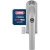 Abus Fg300A Maniglia con Blocco, Serratura a Spinta con Cilindro, Serratura Multipla e Allarme Integrato, Livello di Sicurezza: 7, 71907, Argento