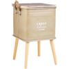 Alexandra House Living Comodino verde 34 x 34 x 55 cm