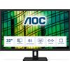 AOC Monitor AOC E2 Q32E2N LED display 80 cm (31.5") 2560 x 1440 Pixel Quad HD Nero [Q32E2N]